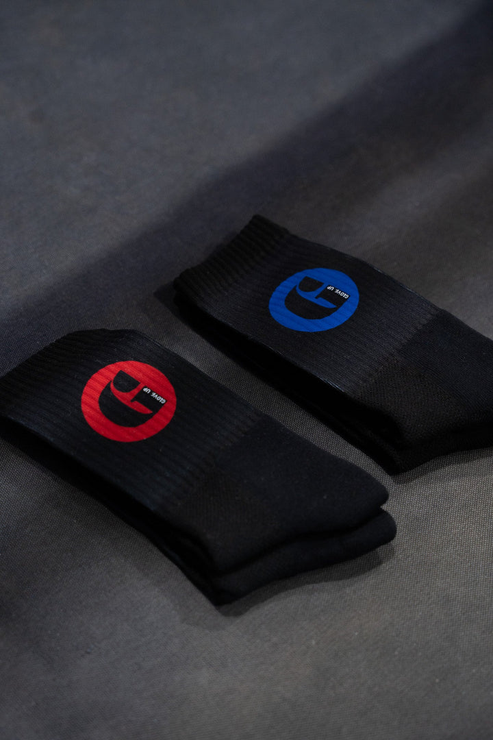 Red & Blue Corner Socks - 2 Pack