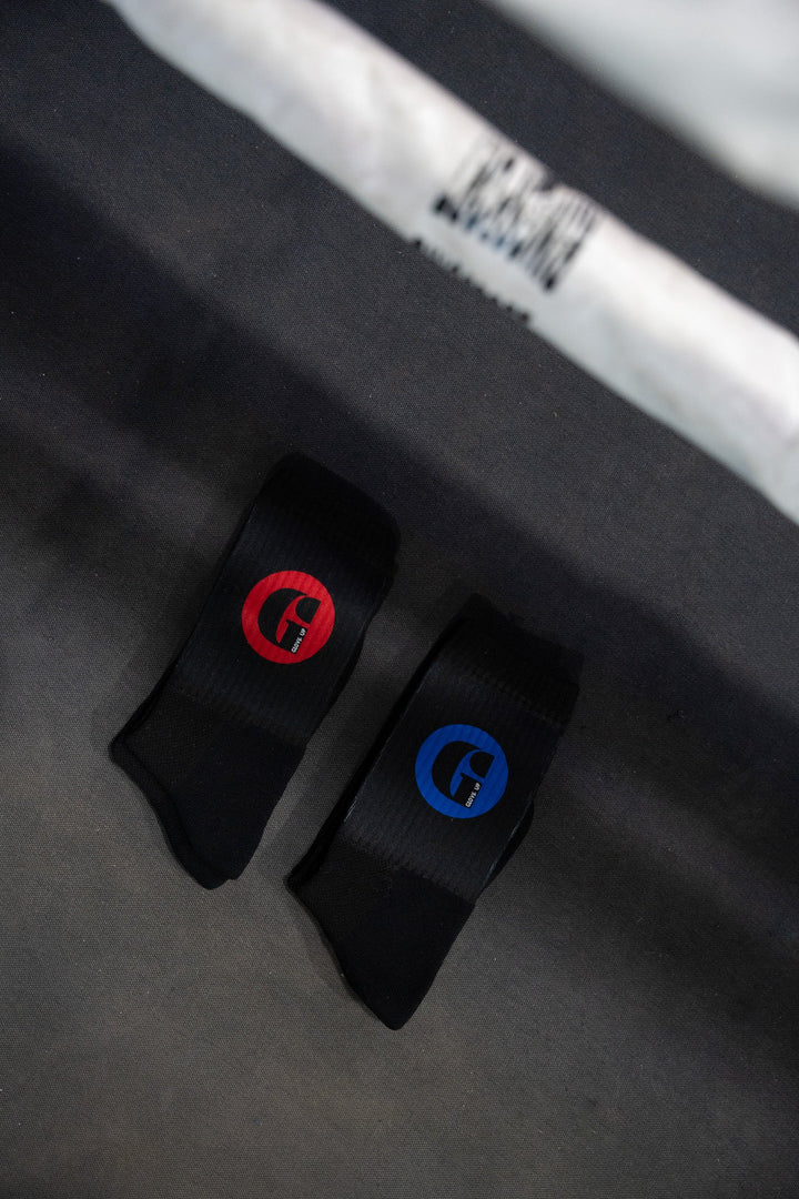 Red & Blue Corner Socks - 2 Pack