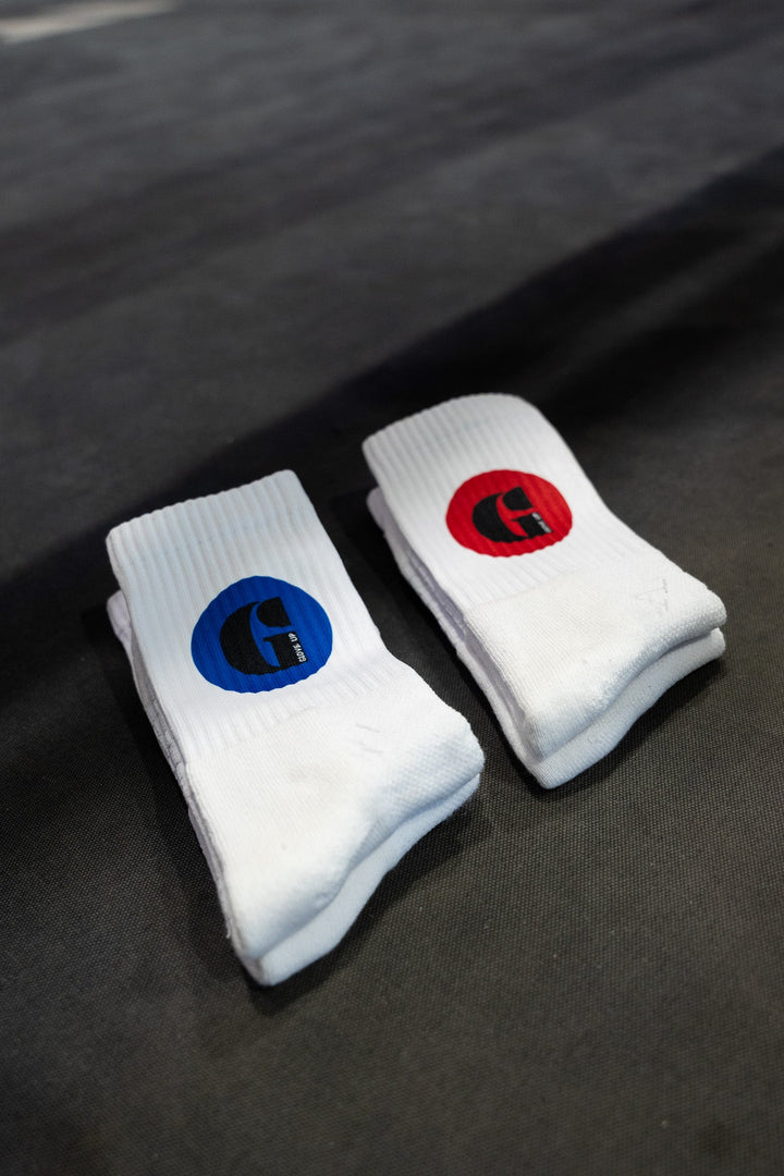 Red & Blue Corner Socks - 2 Pack