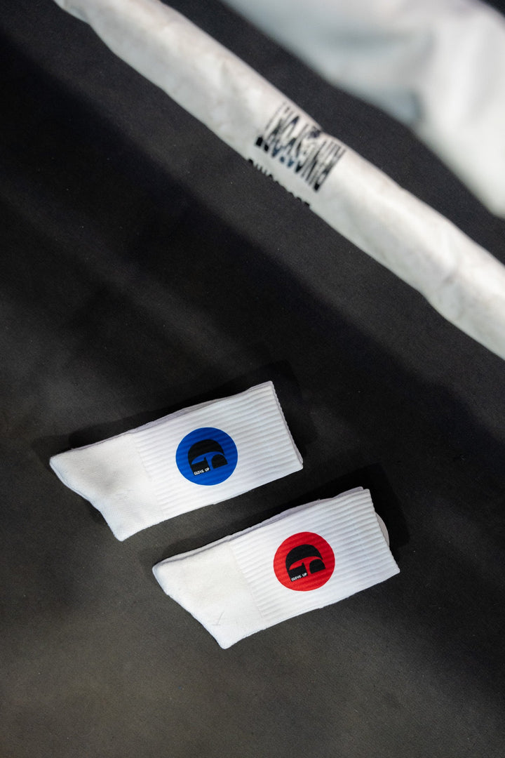 Red & Blue Corner Socks - 2 Pack