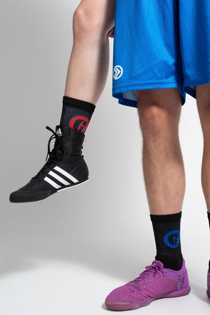 Red & Blue Corner Socks - 2 Pack