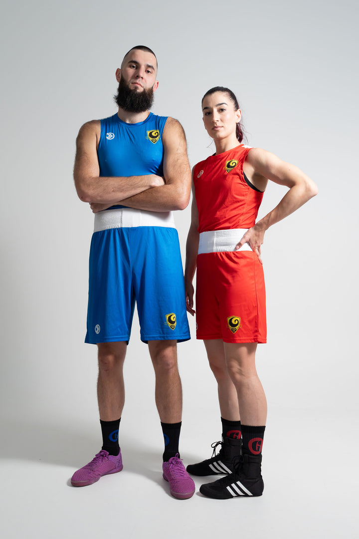 Red & Blue Corner Socks - 2 Pack